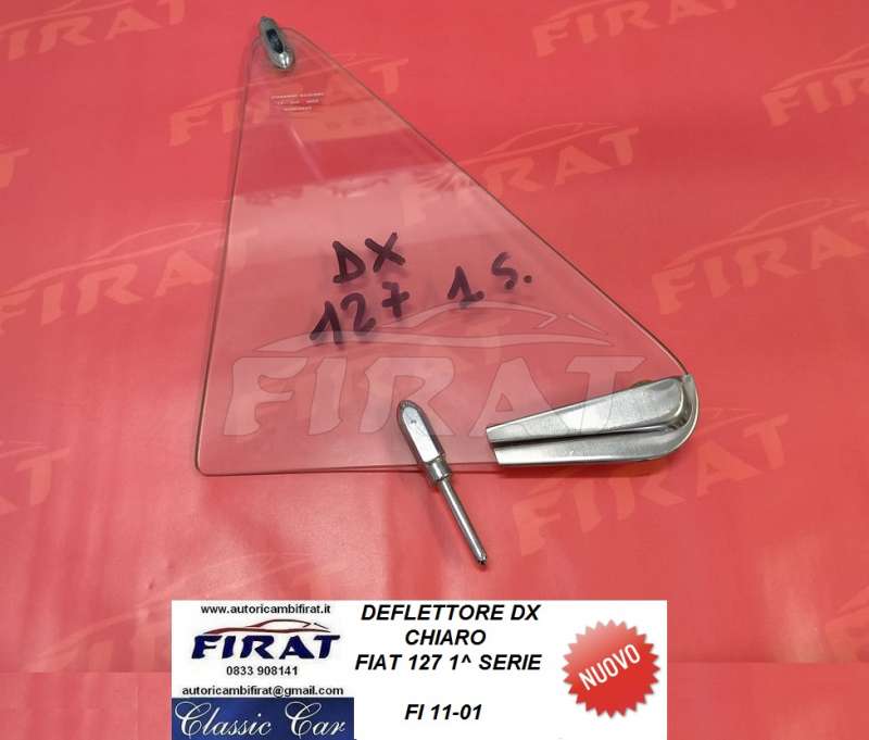 VETRO DEFLETTORE FIAT 127 1S CHIARO DX